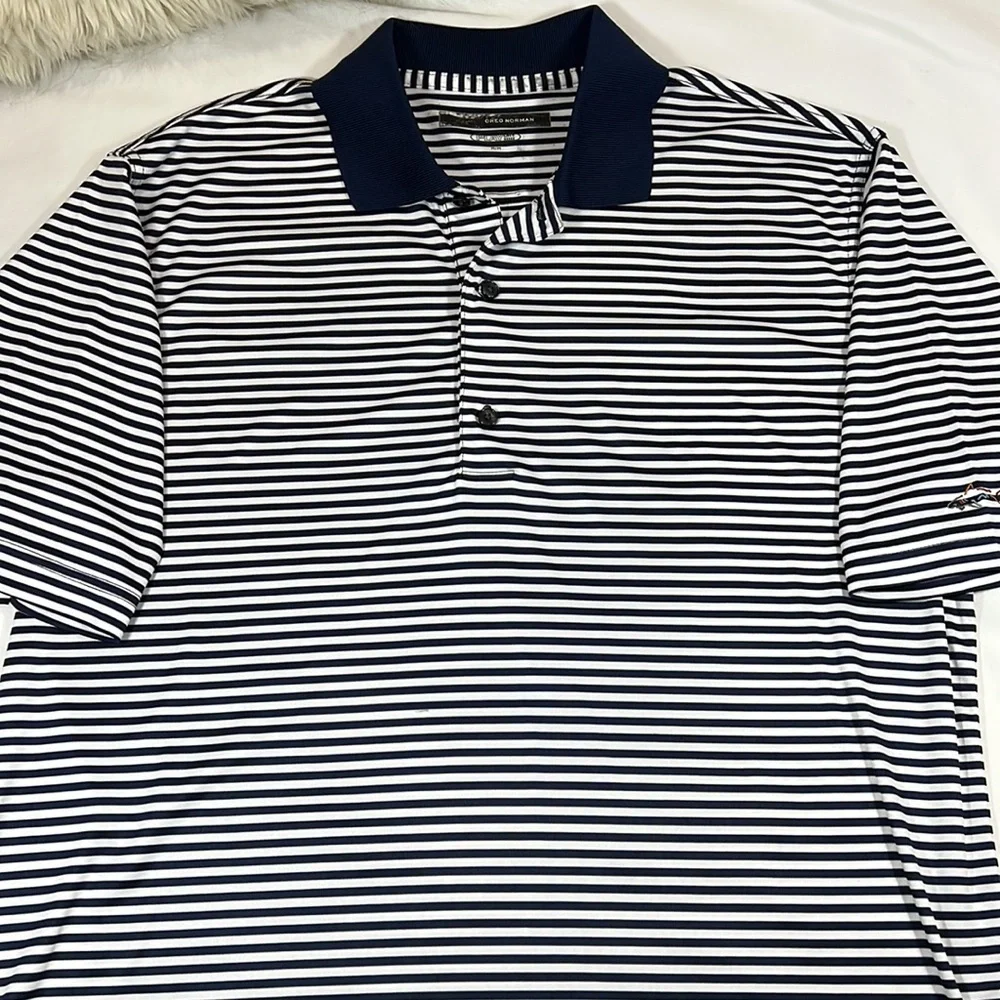 Greg Norman Play Dry Mens Set of Two Golf Shirts Size M - Picture 3 of 6